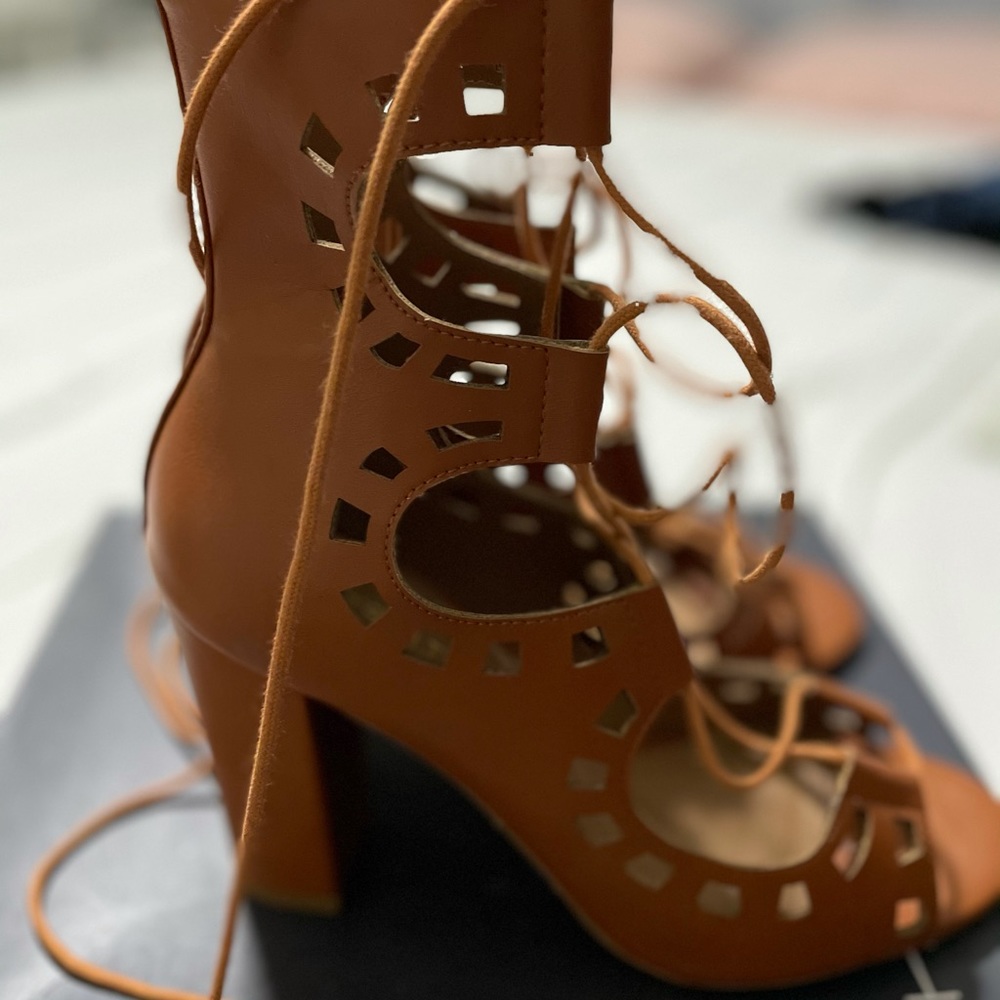 Lace Up Heel